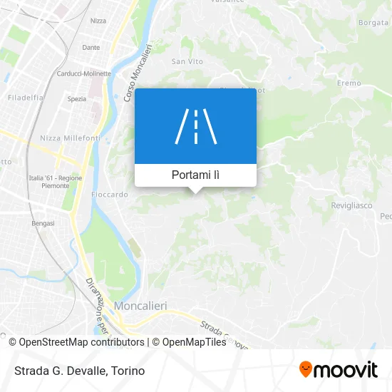 Mappa Strada G. Devalle