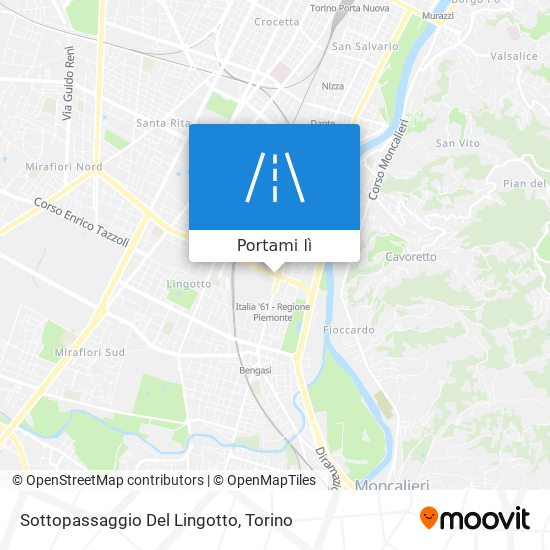 Mappa Sottopassaggio Del Lingotto