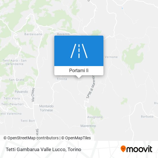 Mappa Tetti Gambarua Valle Lucco