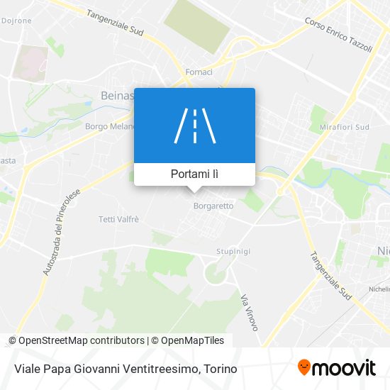 Mappa Viale Papa Giovanni Ventitreesimo