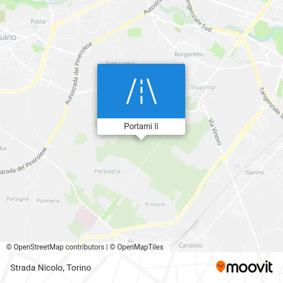 Mappa Strada Nicolo