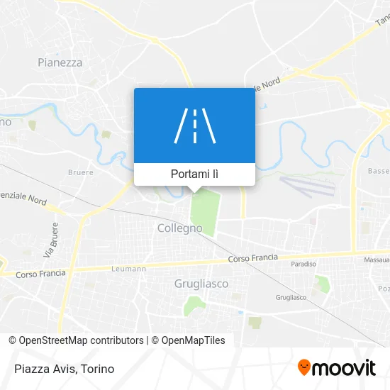 Mappa Piazza Avis