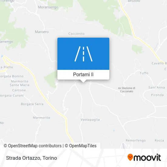 Mappa Strada Ortazzo