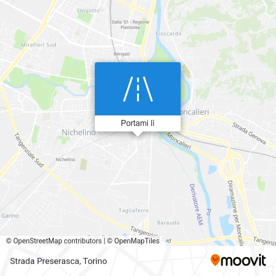 Mappa Strada Preserasca