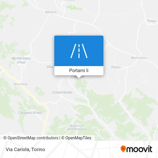 Mappa Via Cariola
