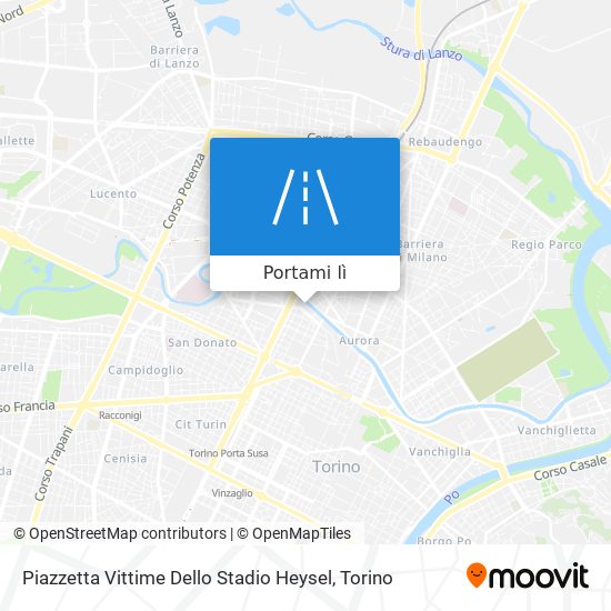 Mappa Piazzetta Vittime Dello Stadio Heysel