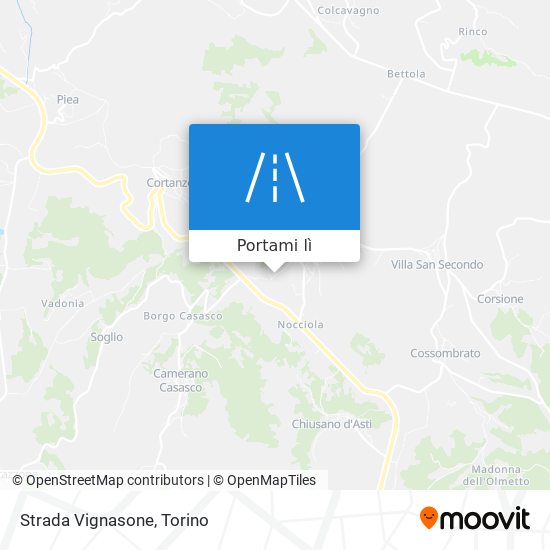 Mappa Strada Vignasone