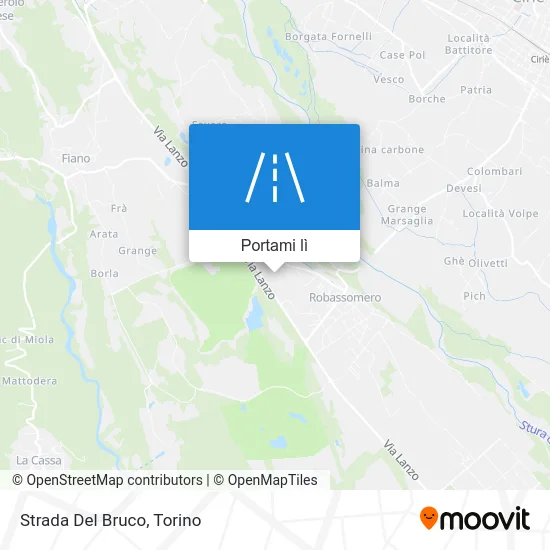 Mappa Strada Del Bruco