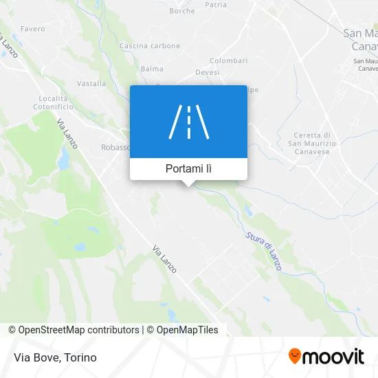 Mappa Via Bove