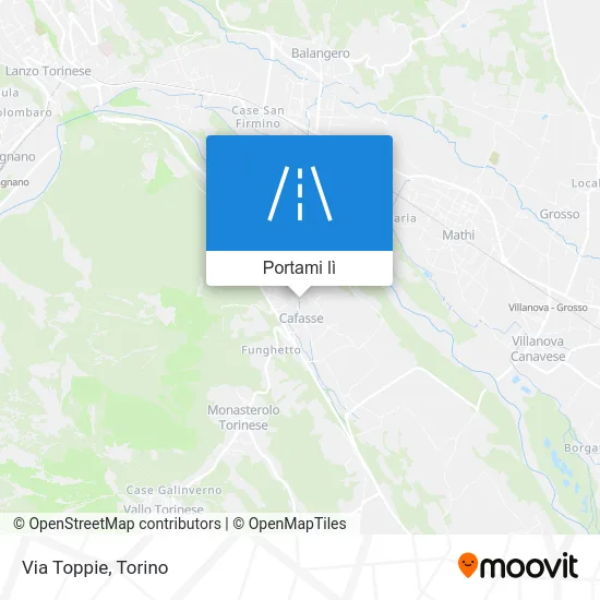 Mappa Via Toppie