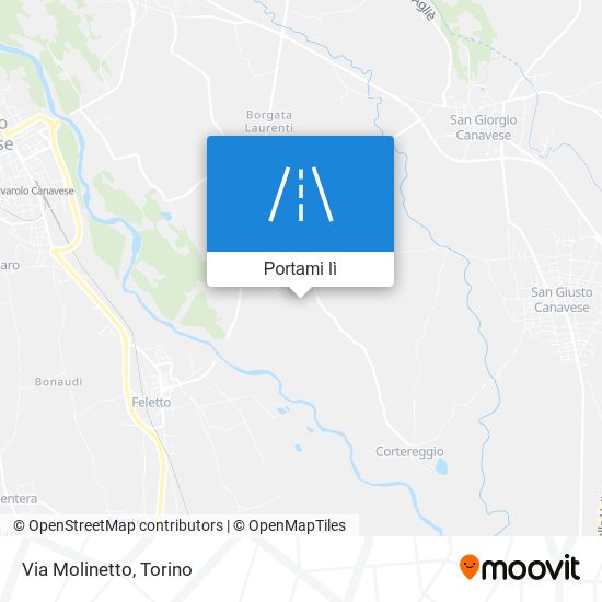 Mappa Via Molinetto