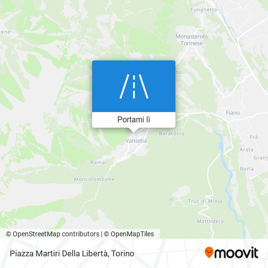 Mappa Piazza Martiri Della Libertà