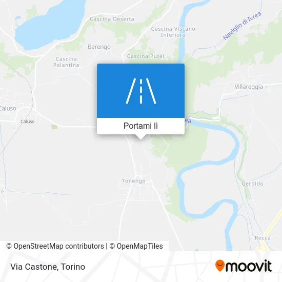 Mappa Via Castone
