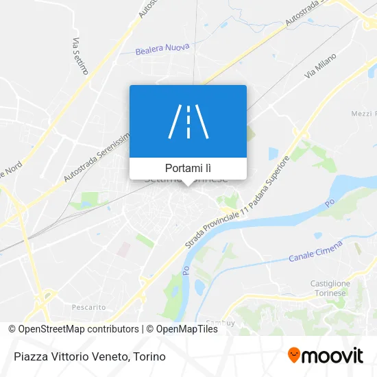 Mappa Piazza Vittorio Veneto