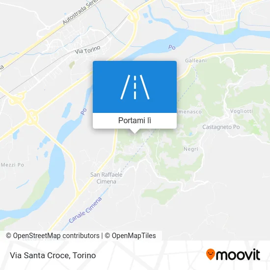 Mappa Via Santa Croce