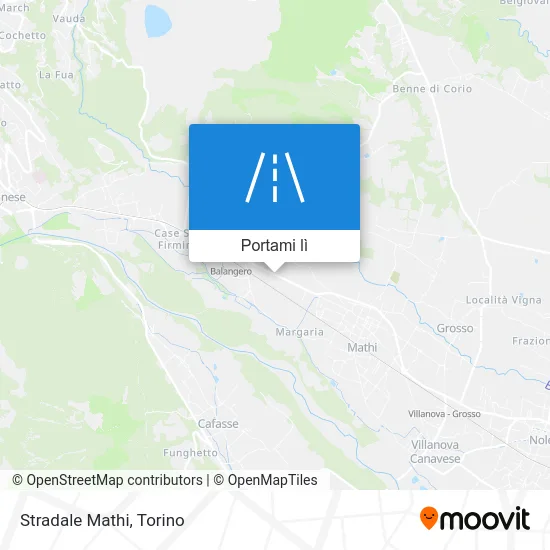 Mappa Stradale Mathi