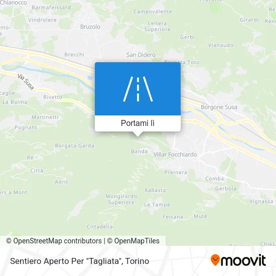 Mappa Sentiero Aperto Per "Tagliata"