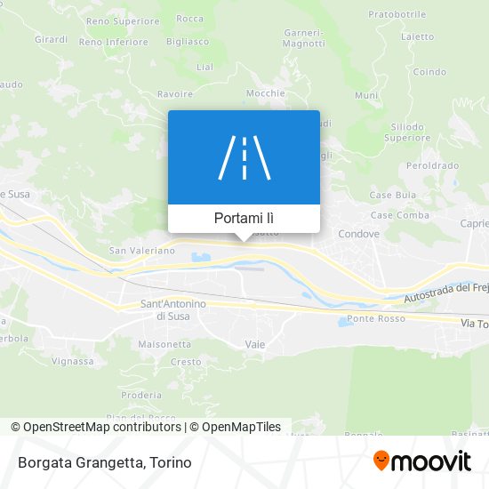 Mappa Borgata Grangetta