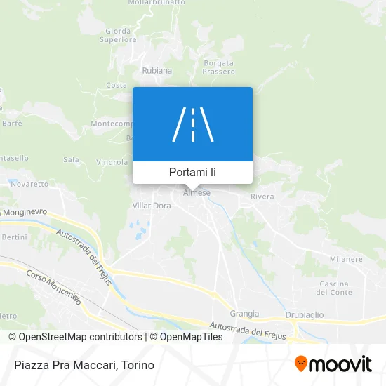 Mappa Piazza Pra Maccari