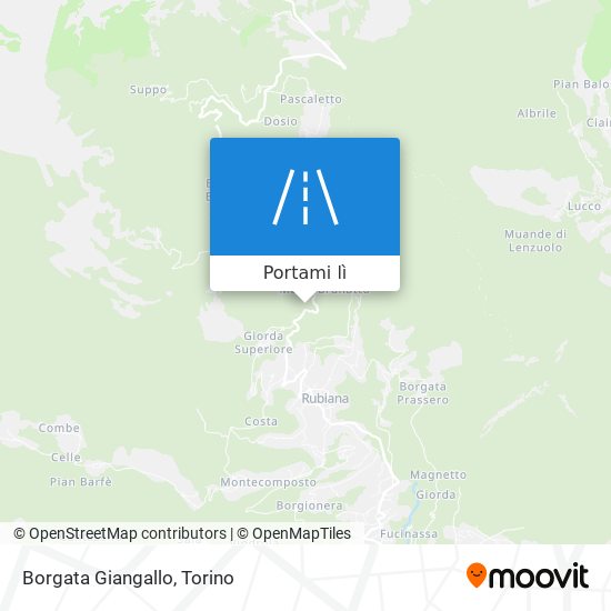 Mappa Borgata Giangallo