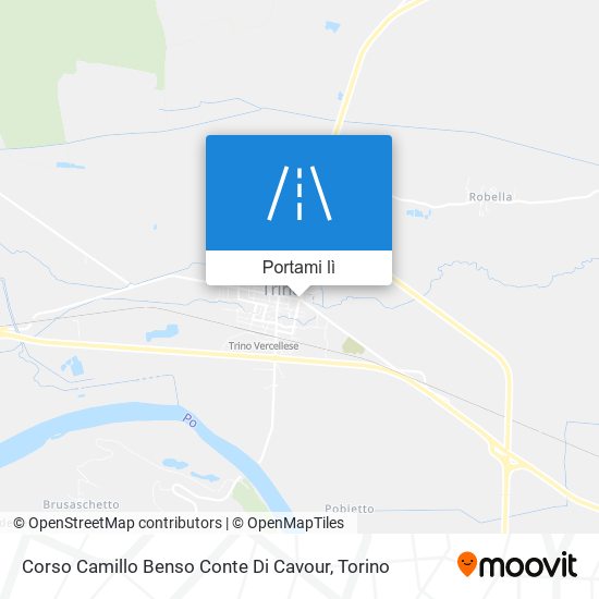 Mappa Corso Camillo Benso Conte Di Cavour