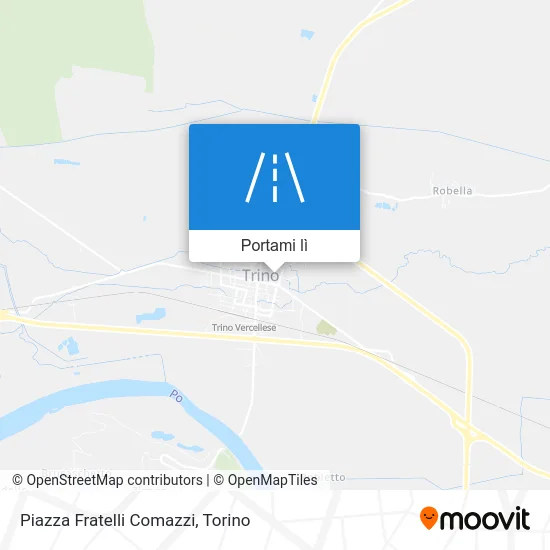 Mappa Piazza Fratelli Comazzi
