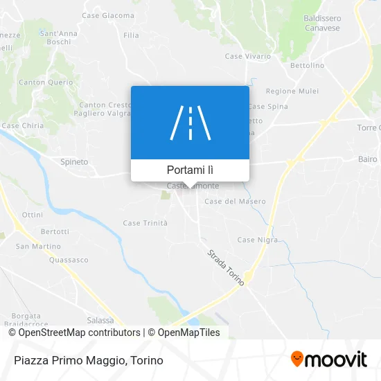 Mappa Piazza Primo Maggio