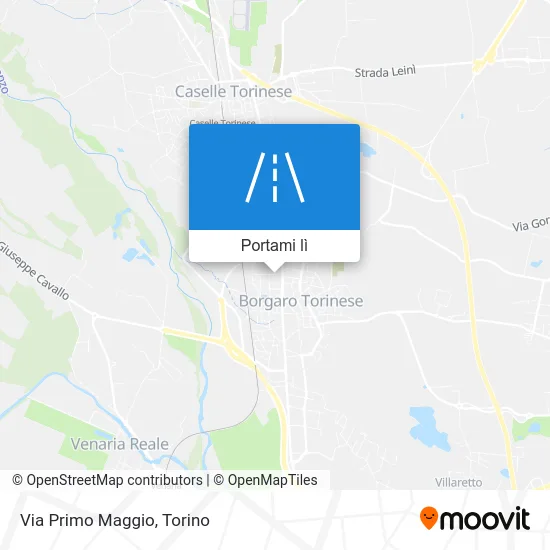 Mappa Via Primo Maggio