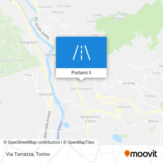 Mappa Via Torrazza