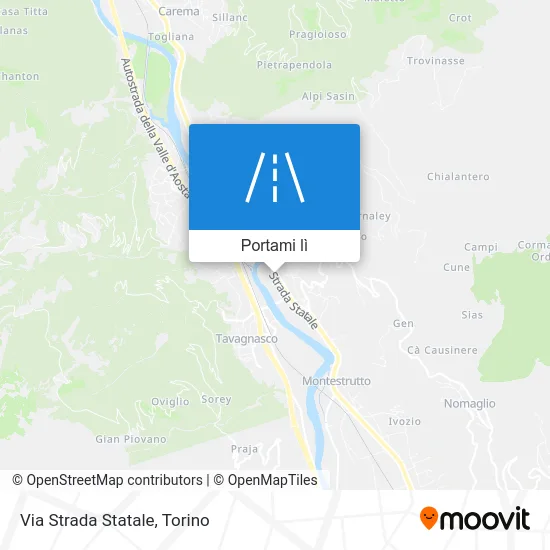 Mappa Via Strada Statale