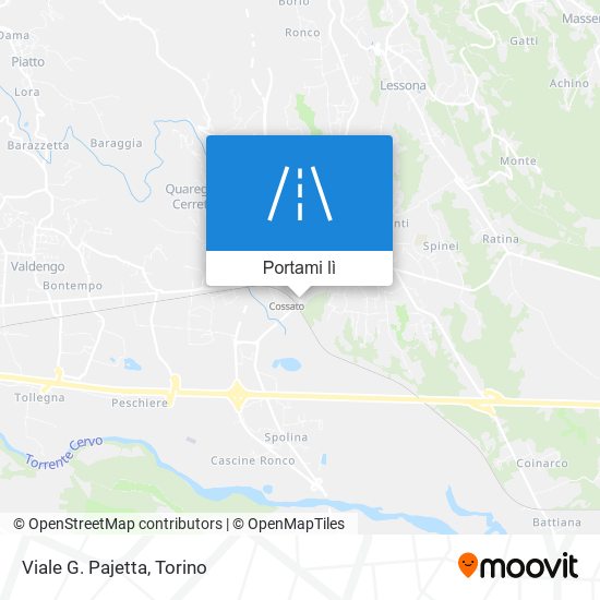 Mappa Viale G. Pajetta