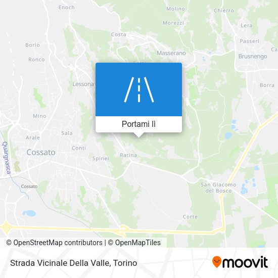 Mappa Strada Vicinale Della Valle