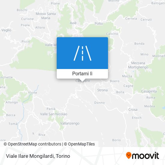 Mappa Viale Ilare Mongilardi