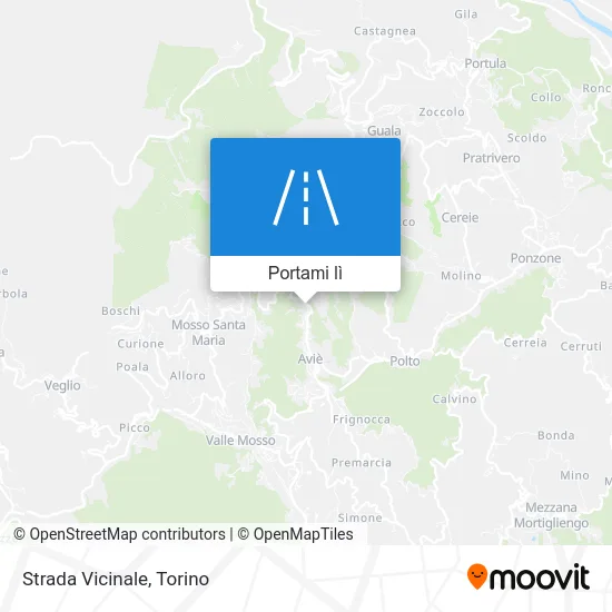 Mappa Strada Vicinale