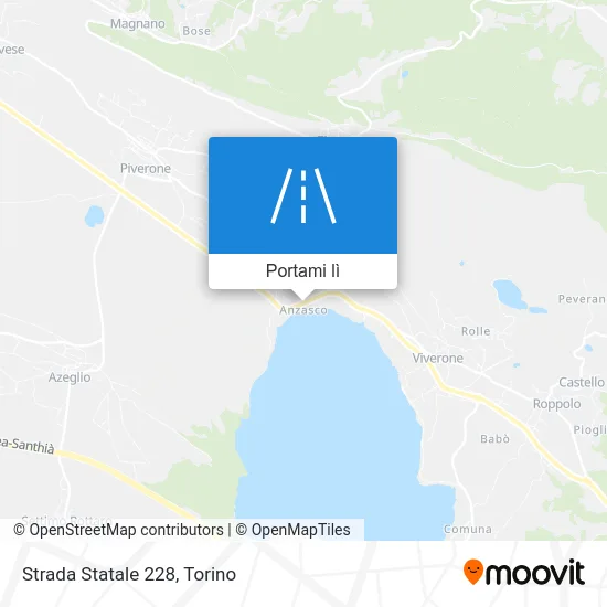 Mappa Strada Statale 228