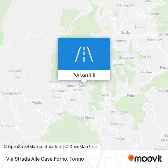 Mappa Via Strada Alle Case Forno