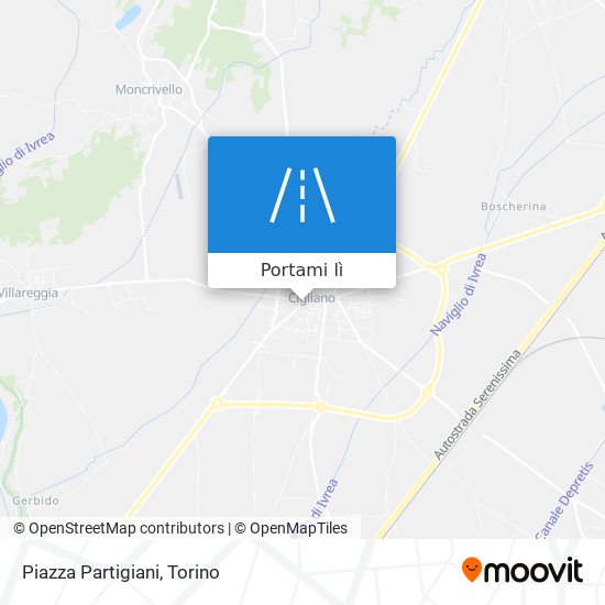 Mappa Piazza Partigiani