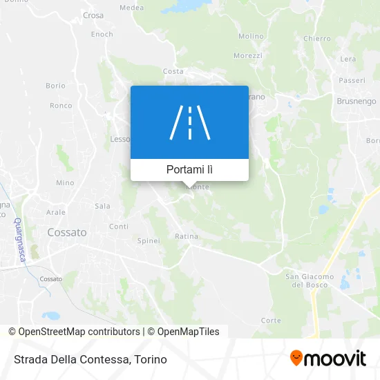 Mappa Strada Della Contessa