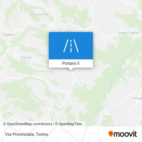 Mappa Via Provinciale