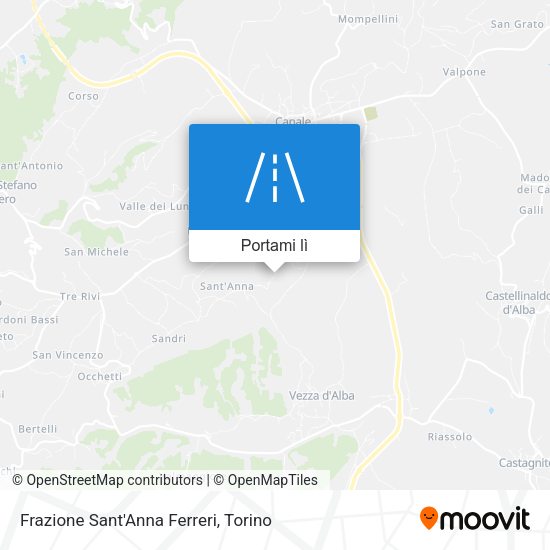 Mappa Frazione Sant'Anna Ferreri