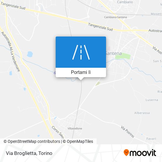 Mappa Via Broglietta