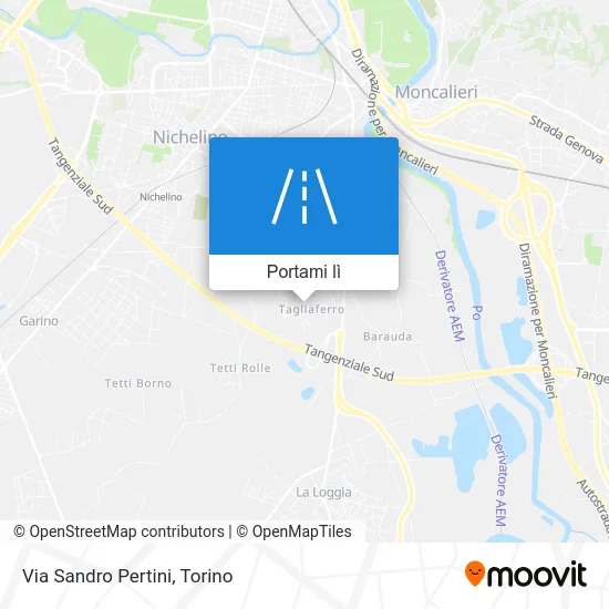 Mappa Via Sandro Pertini