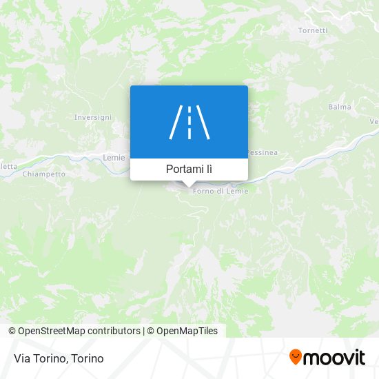 Mappa Via Torino