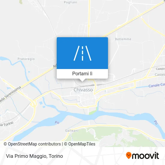 Mappa Via Primo Maggio