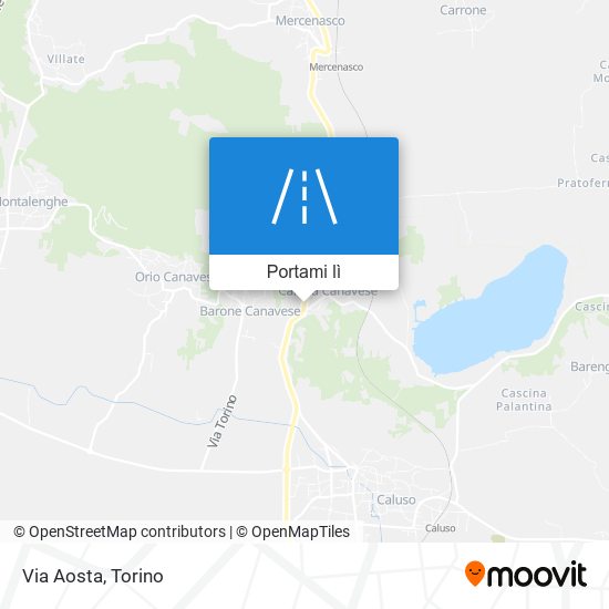 Mappa Via Aosta