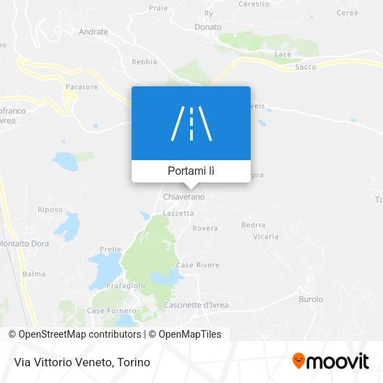 Mappa Via Vittorio Veneto