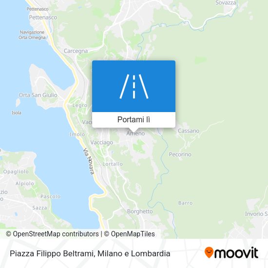 Mappa Piazza Filippo Beltrami
