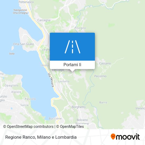 Mappa Regione Ranco