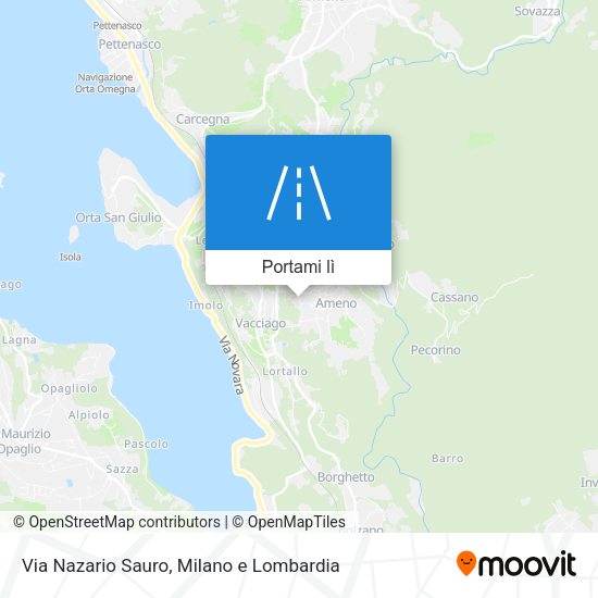 Mappa Via Nazario Sauro