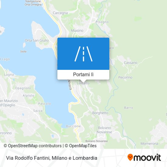 Mappa Via Rodolfo Fantini